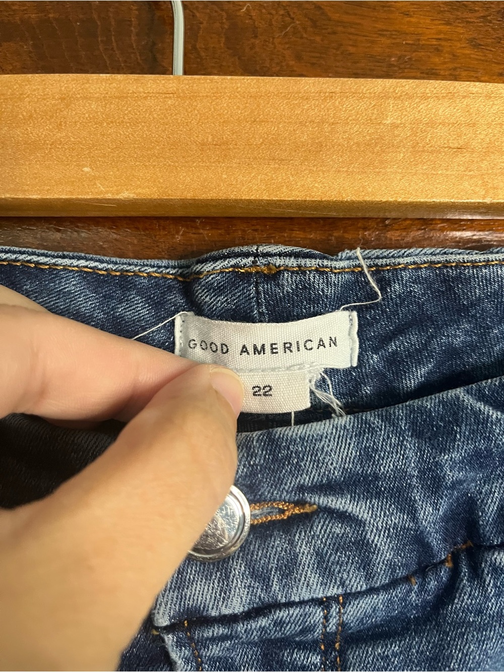 Good American Good Legs Plus Size 22 High Rise Ankle Jeans - Picture 7 of 11